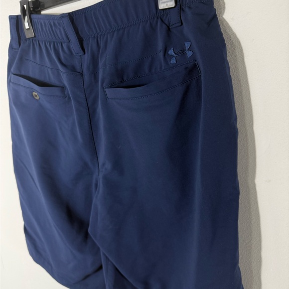 Under Armour Men's Blue Loose Fit Athletic Shorts Size 32 Pockets - Picture 5 of 11